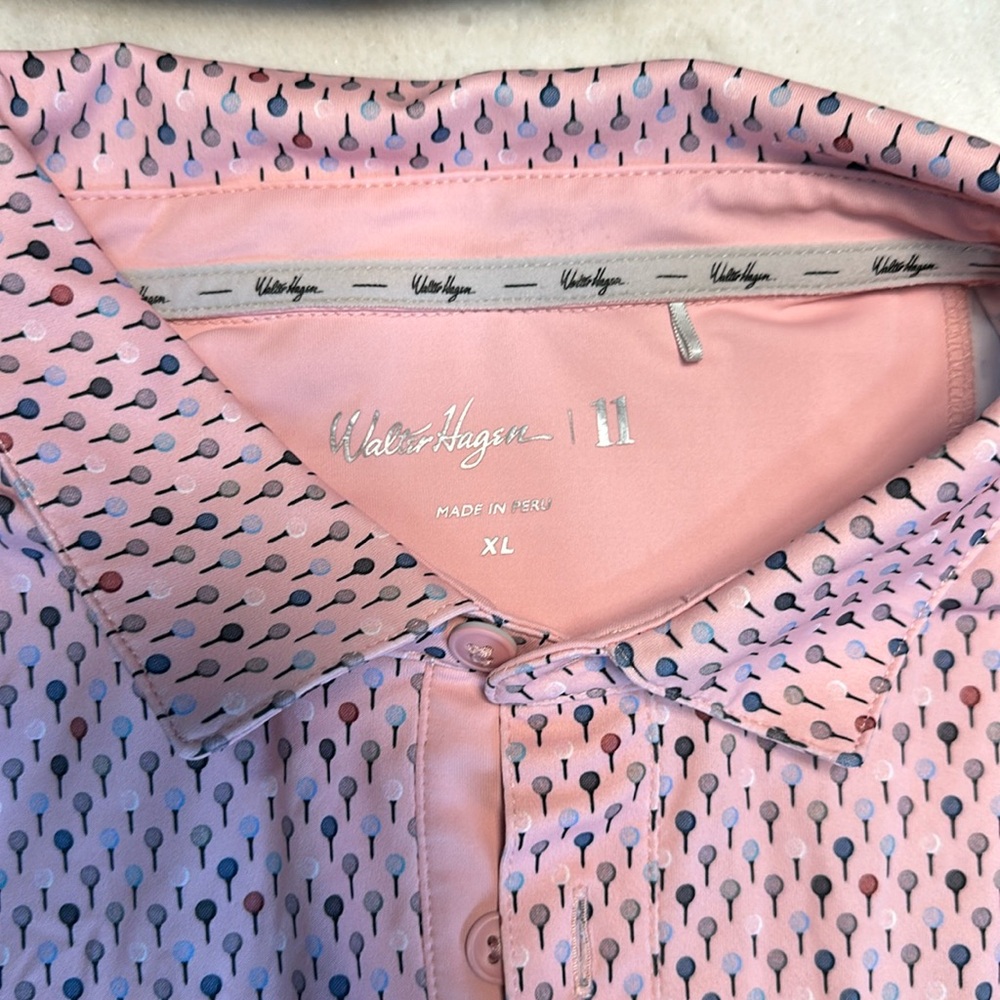 XL Men’s Pink Golf Polo